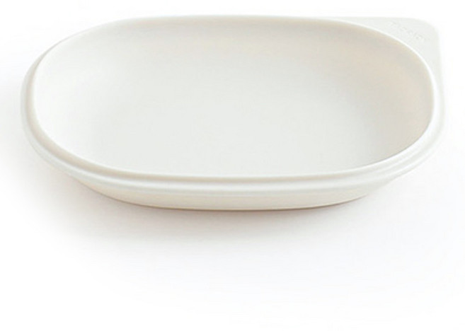 탁가온 유아용 네모 에코젠 미니접시, 아이보리, 1개