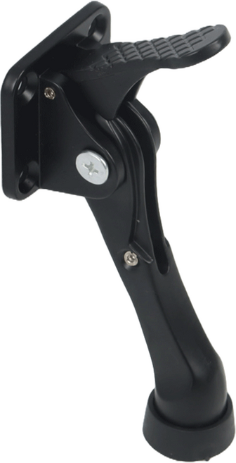 올고르 무타공 접착판 일체형 말굽 도어스토퍼 2세대, 블랙, 1개