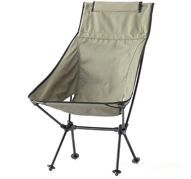 캠폴 캠핑 접이식안락의자, 카키 0637.6776, 1개