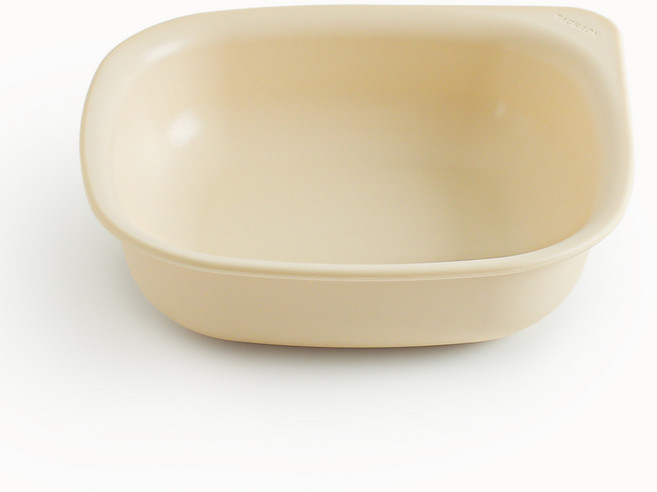 탁가온 유아용 네모 에코젠 시리얼볼, 옐로우, 1개