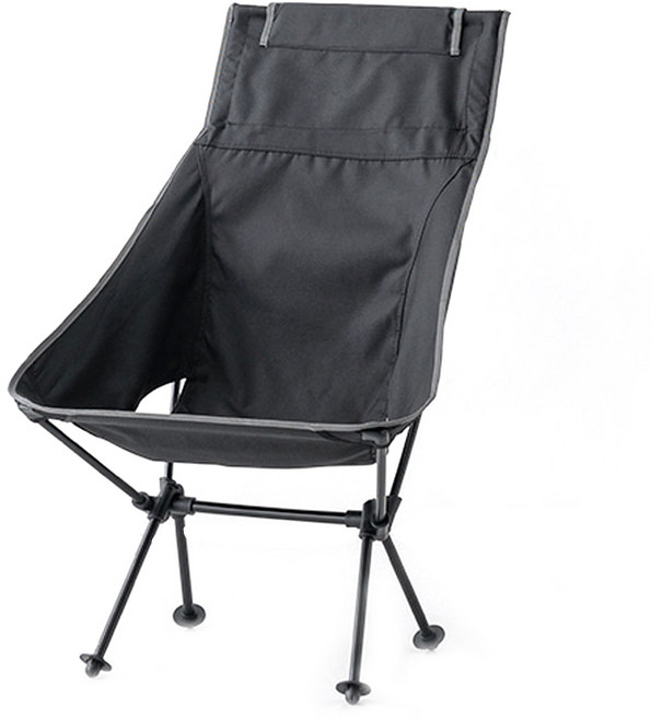 캠폴 캠핑 접이식안락의자, 블랙 1021.4793, 1개