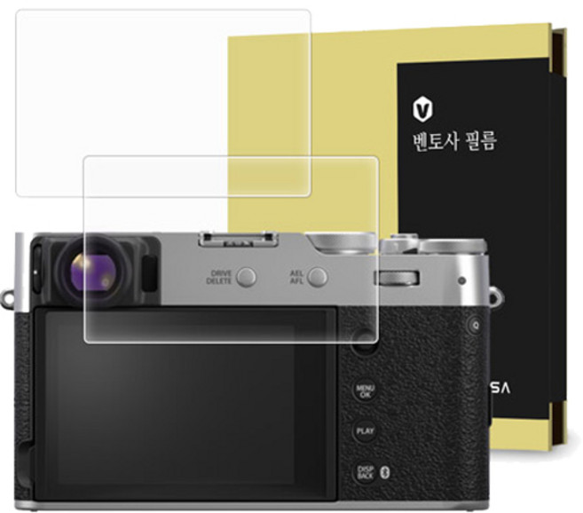 벤토사 후지 카메라 강화유리 액정보호필름 2p 세트, 후지 X-100VI, 1세트