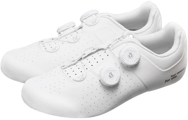 라메다 카본 로드 클릿 와이어방식 더블다이얼 자전거신발 ES-03, 화이트, 240