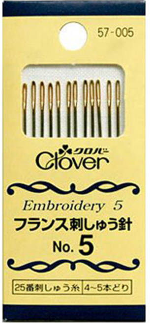 Clover 자수바늘 5호 57-005, 1개