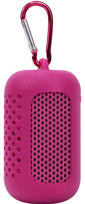 휴대용 냉감 스포츠타월 + 버클커버 세트 30 x 90 cm, 불그스름하다, 1세트