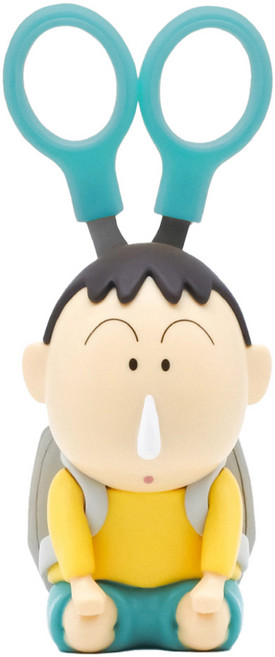 짱구 레토 스테인레스 가위 + 맹구 피규어 세트, 민트(가위), 혼합색상(피규어), 1세트