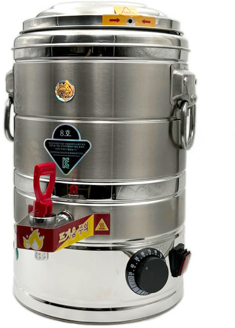 화영 STS 316 전기물끓이기 전기물통 8호, 7L, 실버, 1개