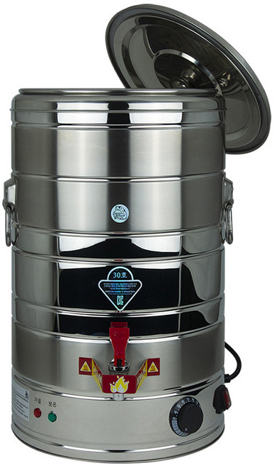 화영 STS 316 전기물끓이기 전기물통 30호, 26.6L, 실버, 1개