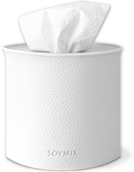 소이믹스 두루마리 휴지 케이스 커버 LOF2, 화이트