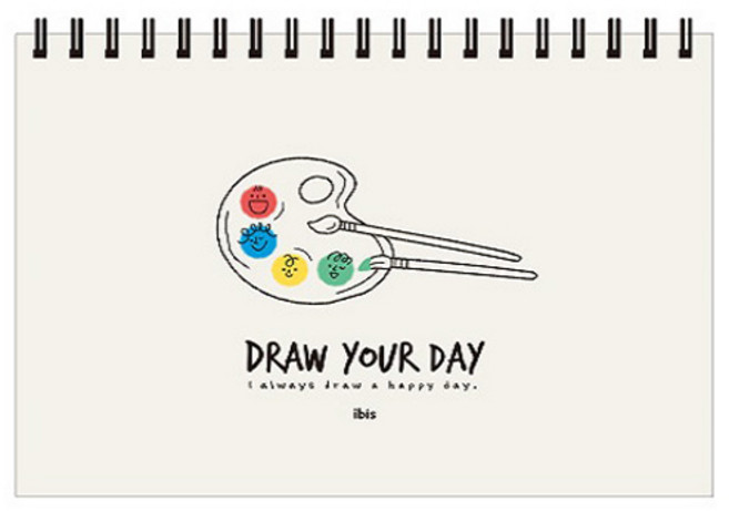 아이비스 스케치 노트 베이지, 60매, 1개