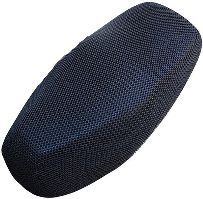 리버폭스 3D에어쿠션 오토바이 커버, 블랙, 1개