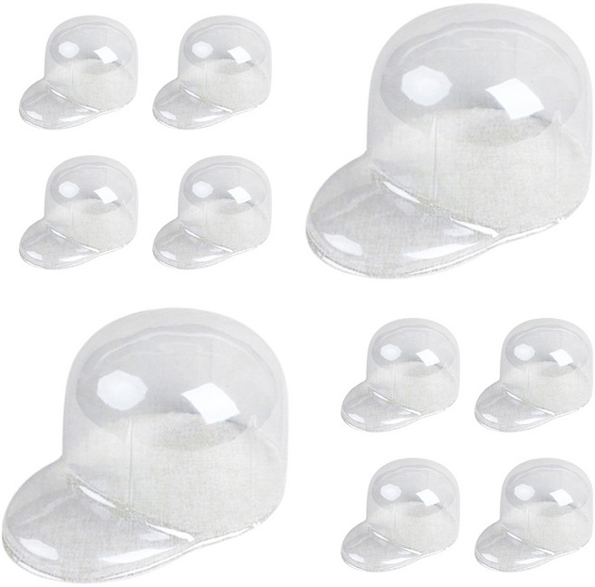 앞날창창 모자 보호틀, 투명, 10개