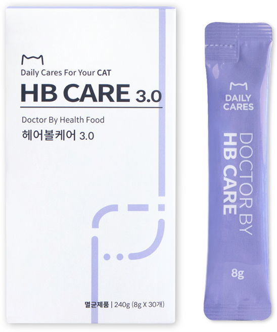닥터바이 고양이 케어 영양제, 30회분, 헤어볼, 1개