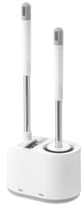 comet 矽膠浴室馬桶清潔刷 2款, White, 1組