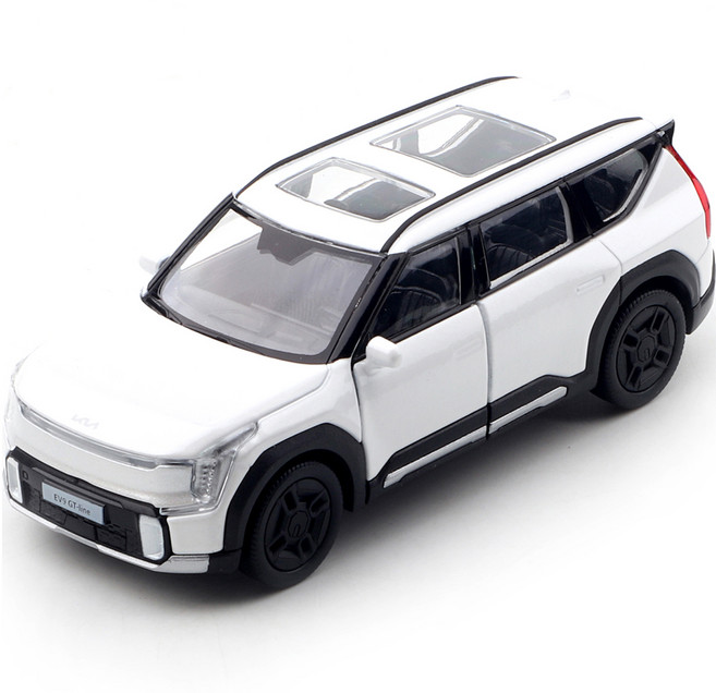 웰리 1 : 38 기아차 EV9, 화이트, 1개
