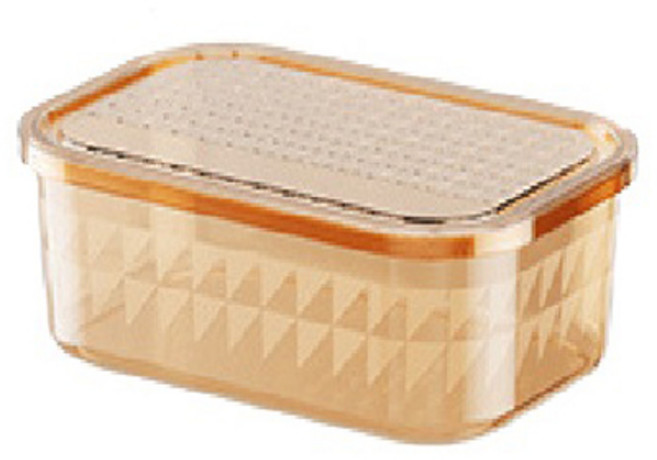 블럭마트 의류 이불 멀티정리상자, 브라운, 소형(25.5 x 17.3 x 8 cm), 1개