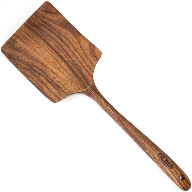 올비아 키친툴 원목 워루 뉴 뒤집개 특대, 혼합색상, 1개