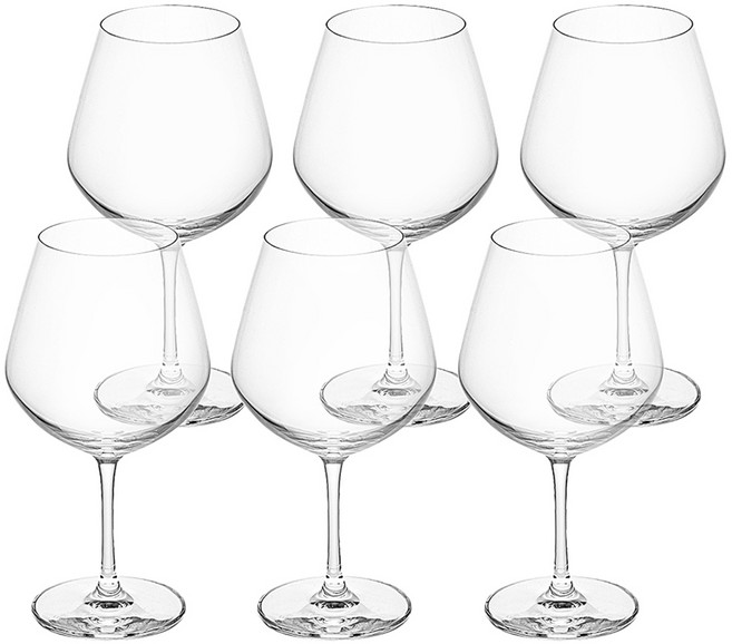 루카리스 오션글라스 도쿄 버건디 와인잔, 6개, 740ml