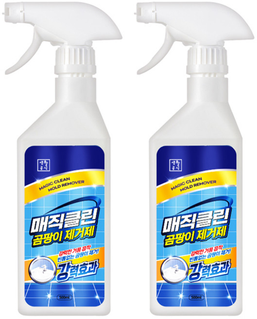 생활공식 매직클린 곰팡이 제거제, 2개, 500ml