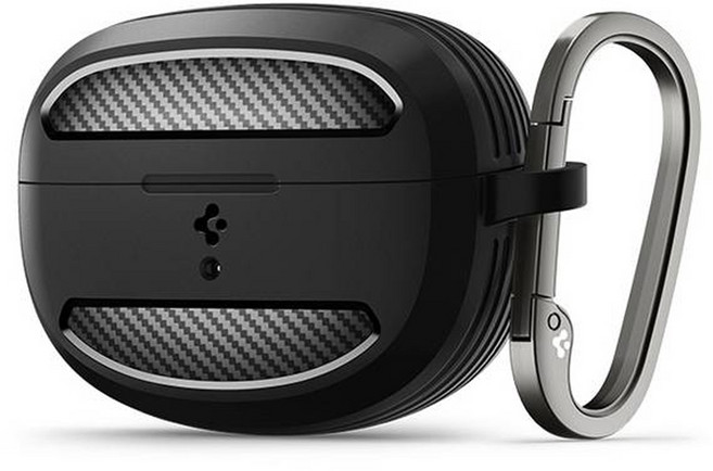 슈피겐 러기드아머 이어폰 케이스 + 키링, 보스 울트라 오픈 이어버드, 매트블랙, 1개