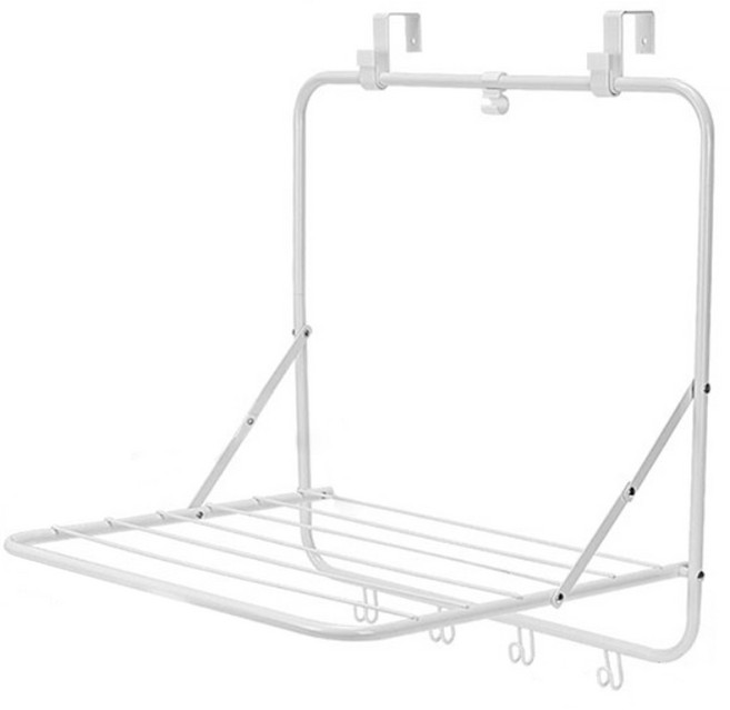 comet Home 折疊式門後曬衣架, 白色