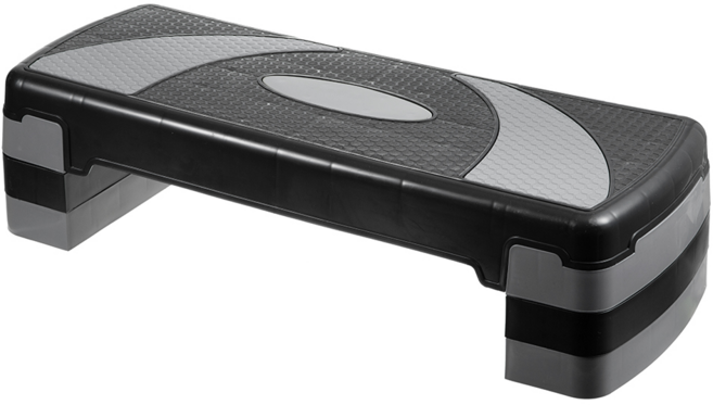comet 3段式健身階梯踏板, 黑色 + 灰色