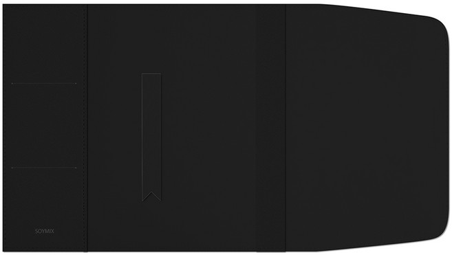 소이믹스 사피아노 북커버 멀티 L, 블랙, 1개