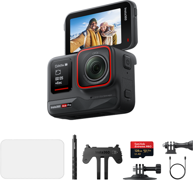 인스타360 Ace Pro 스타트 번들 액션캠 세트, 혼합색상