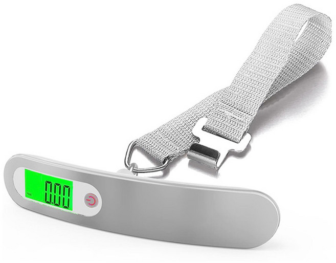 랜스타 캐리어 수화물 휴대용 무게측정 저울, 혼합색상, 1개