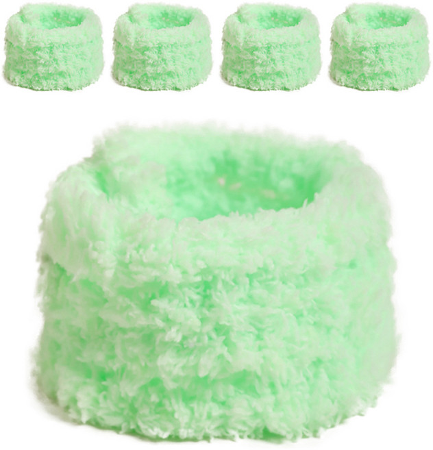 알로데 뽀글 모루 공예용 철사 1m, 09 제이드그린, 5개