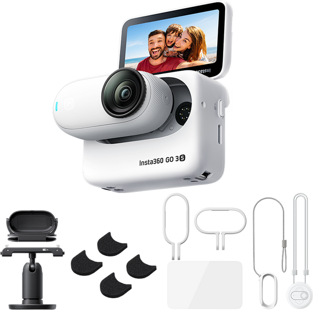 인스타360 GO 3S 액션 번들 128GB, 화이트