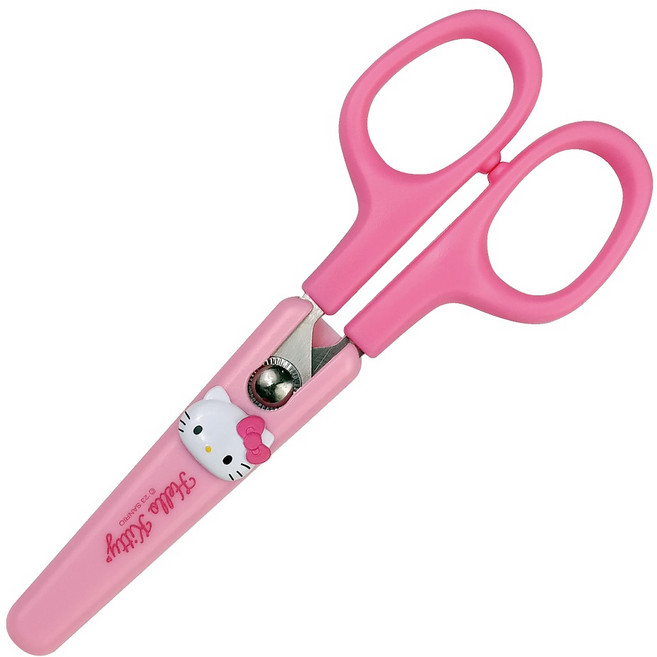 바이하츠 안전캡 가위, 헬로키티, 1개
