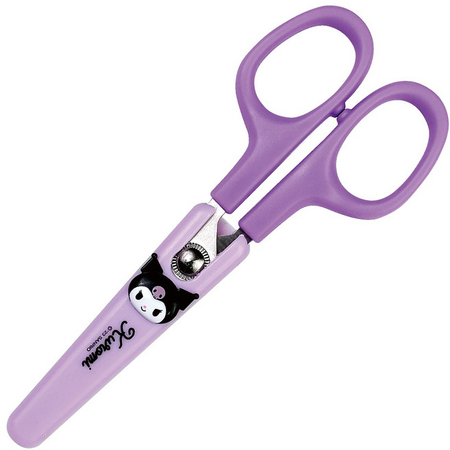 바이하츠 쿠로미 안전캡가위, 보라, 1개