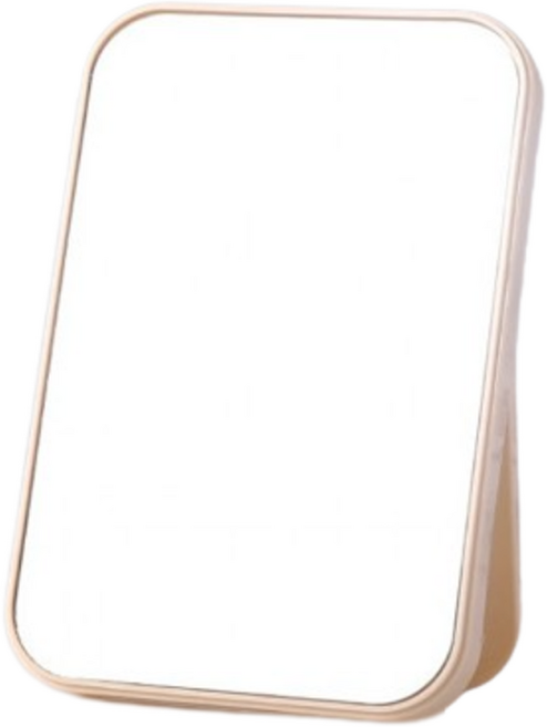 하이엉클 파스텔 휴대용 접이식 탁상거울, 아이보리