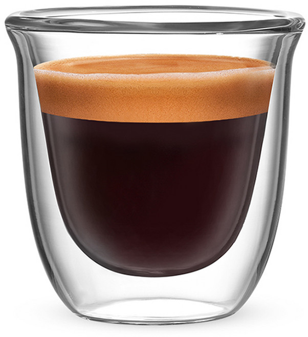 비알레띠 더블월 글래스 피렌체 80ml, 2개