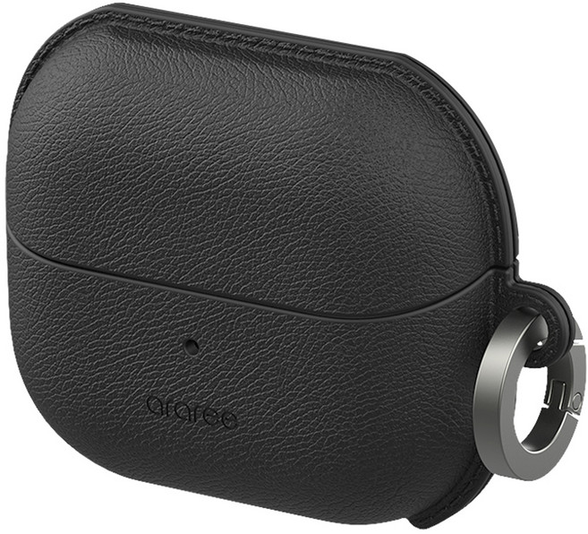 아라리 프로 실리콘 슬림 케이스 팝스 분실방지 키링 세트, 블랙, 1세트