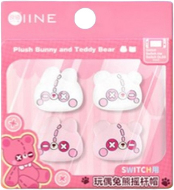 이이네 SWITCH 조이콘 아날로그 2종 x 2p 세트 L957, 1세트