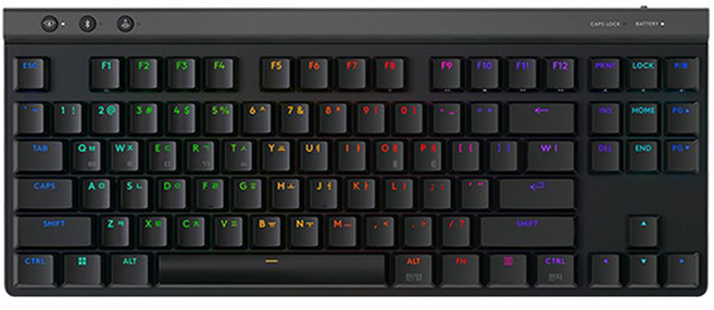 로지텍 G515 LIGHTSPEED TKL 무선 게이밍 키보드, 블랙, 920-012574, 갈축