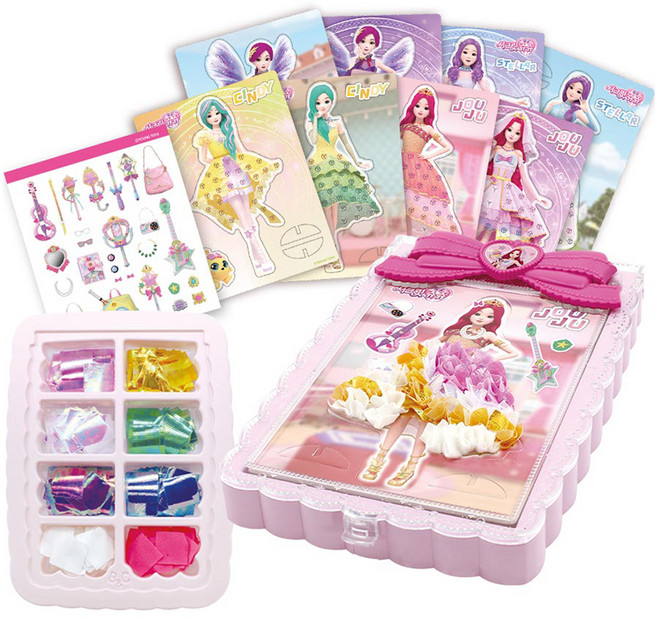 Secret Jouju 輕點褶邊藝術, 混合色, 1個