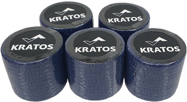 KRATOS 손가락 훅 그립 테이프 블루, 5개