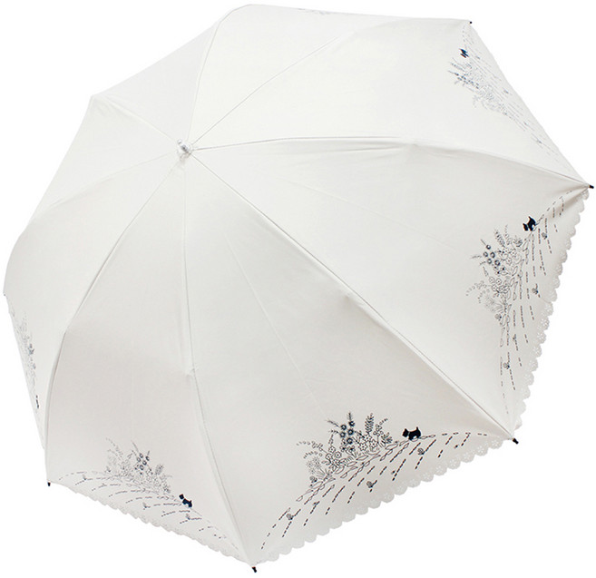 AGATHA 璦嘉莎 荷葉邊野餐輕便陽傘 AG2202