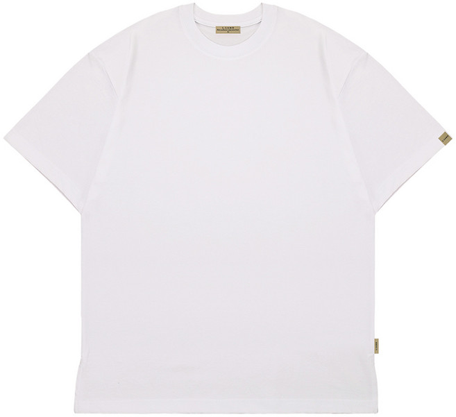 엘라모 무지 옆트임 오버핏 반팔 티셔츠