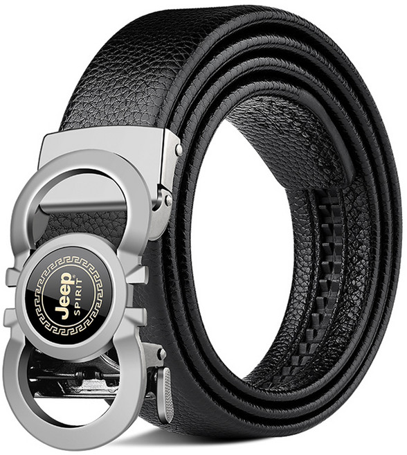 JEEPSPIRIT 休閒牛皮正裝皮帶 BT0469 + JEEP專用皮帶盒組