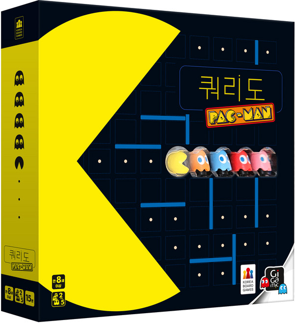 코리아보드게임즈 쿼리도 팩맨 전략게임, 혼합색상, 1개