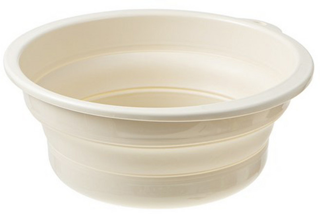 comet Home 折疊式多功能臉盆 L, 米色, 1個