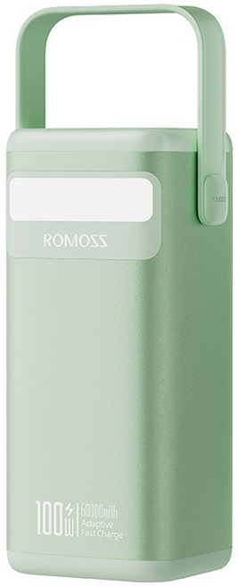 로모스 PMT60 초고속 대용량 보조배터리 100W 60000mAh, 그린, 그린, PMT60-1D2