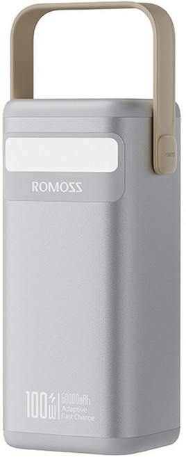 로모스 PMT60 초고속 대용량 보조배터리 100W 60000mAh, 실버, 실버, PMT60-1D2