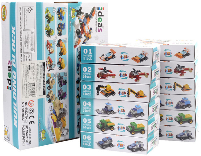 레고 블럭 12개입, 혼합색상, 1세트