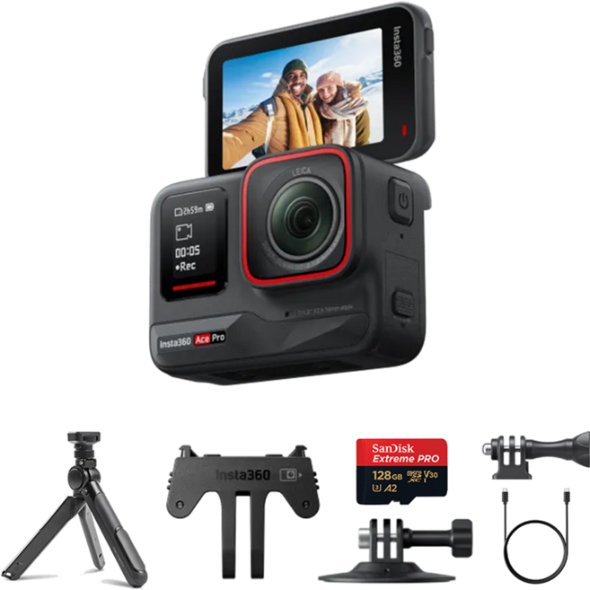 인스타360 Ace Pro 에이스 프로 맨티스팟 번들 액션캠, 혼합색상