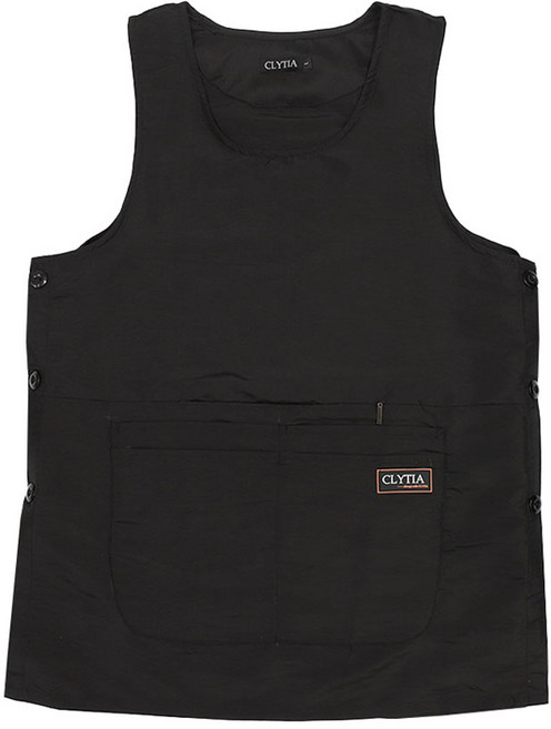 5포켓 베이직 앞치마, 블랙, 1개